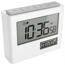 Kitchen Timers Multifunction Timer Dual Screen Alarm Clock Magnetic Countdown Interval Timer Gym Workout Timer Stopwatch Manageme237Z