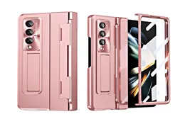 Armor Hard for Samsung Galaxy Z Fold 4 Fold 3g Case Pen Slots Glass Film Screen Screens Stand Cover5982020