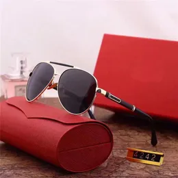 Designer óculos de sol cleef mens mulheres quadro óculos de sol homens mulheres originais variedade de cores carti van 01276i