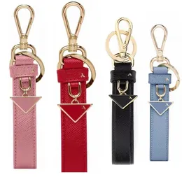 High Quality Designer Unisex leather Key Chain Accessories P Keychains Letter Luxury Pattern Car Keychain Handmade Jewelry Gifts Lanyards For Key Bag gift