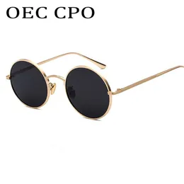 OEC CPOFMASE KADIN Güneş Gözlüğü Erkekler Vintage Yuvarlak Güneş Gözlükleri Kadın Top İyi Alaşım Sürüş Oculos de Sol Erkek UV400L149284E