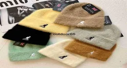 Kangol Kangaroo stickad hatt mink mjuk och fashionabla ull samma höst- och vinter kalla hattar av bloggare3408441