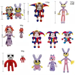 دمية كاريكاتورية بالجملة ملأت دمية لعبة Digital Digital Circus Circus Clown Cute Plush Toy Doll