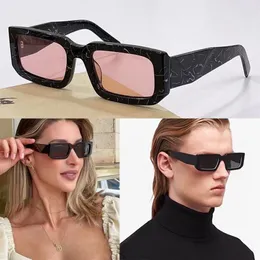 Дизайнерские солнцезащитные очки для мужчин и женщин серии Occhiali Symbole PR06YS Temple 3D Интерпретация традиционного треугольного логотипа image258N