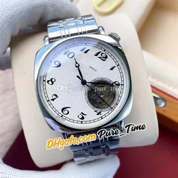 New Historiques American 1921 Automatic 82035 000R Mens Watch 82035 Tourbillon White Dial Stainless Steel Bracelet Gents Watches P3432