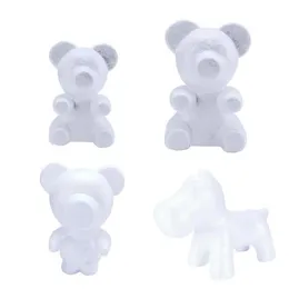 White Polystyrene Styrofoam Foam Bear Modelling DIY Valentine Gifts Party Decor230M