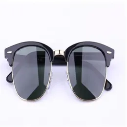 Whole-AOOKO Designer Pop Club Fashion Sunglasses Men Sun Glasses Women Retro Green G15 gray brown Black Mercury lens New Hinge201l