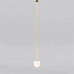 Простая прикроватная люстра для спальни, скандинавская индивидуальность, креативная столовая, гостиная, барная стойка, зеркало для ванной комнаты, лампа 110-240V269M