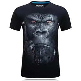 Haikyuu Nowa modna gra dla męskiej drukowanej 3D Animal Funny Monkey T-shirt z krótkim rękawem Zabawny Pot Belly Design Top Shirt M-5xl 779