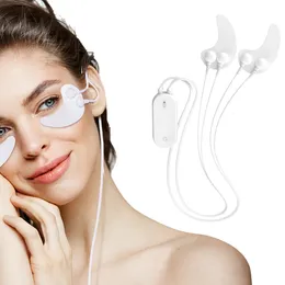 Eye Massager Electric Microcurrent RF Eye Mask Mini Patch Hydrożel EMS Masaż Urządzenie Zmniejsz zmarszczki Puchnięcia Ciemne Kręgi Worki do oczu