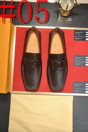 35Model Luxry Men Loafers Shoes Slip on Moccasins Man Party Designer Dress Shoes Wedding Flats 정식 술 캐주얼 녹색 신발 플러스 크기 38-46