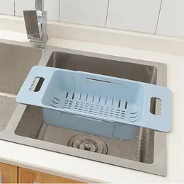 Asılı sepet mutfak lavabo süzgeç drenaj sebze meyve ayarlanabilir sepet sepet fincan sünger raf depolama alet filtresi 247w