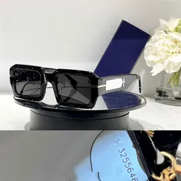 Designer-Sonnenbrillen für Damen, Vintage-Platte, Vollformat, FE 40045, modische Sonnenbrillen, Herren-Beschichtung der Bügel, Logo-Marke, Sacoche-Brille 2675