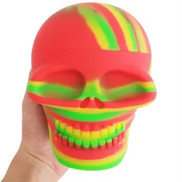 Silicone Containers Jar Box 500ml Large Skull Storage Containers For Dab Food Container Wax Concentrate Jar247W