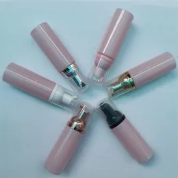 Lagringsflaskor burkar 12 x 60 ml mini rosa plastskumpump pump påfyllningsbar tom kosmetisk flaskor fransar rengöring av fransförlängning shamp324w