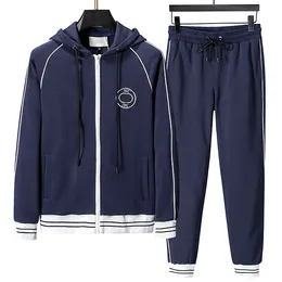 New men's sportswear sportswear men's hooded jacket sportswear jacket pants set men's jacket sportswear set