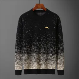 Дизайнерские мужские свитера Весна Осень Модный брендовый пуловер Роскошный отдых с вышивкой Хлопок высокого качества для женщин Парные топы Размер одежды M-3XL