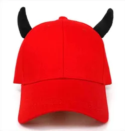 Hat Mens Horn Devil Spring Autumn Korean Fashion Baseball Cap Men And Women Caps Halloween Baseball Cap1058672