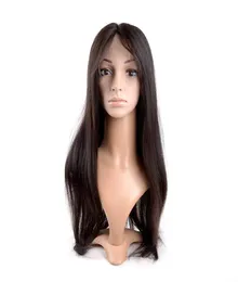 Cabelo humano meia perucas para mulheres brancas peruca kosher europeu cabelo virgem cambojano kinky peruca de renda reta 9464683