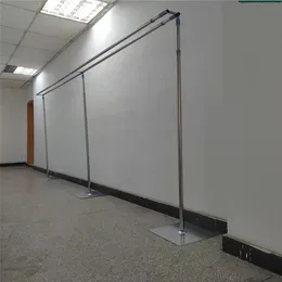 Düğün dekorasyon centerpieces 10ftx20ft ayarlanabilir çift çapraz çubuk zemin perde standı taşınabilir arka plan çerçevesi çiçek ipliği 239i