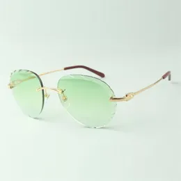 Direct S Designer-Sonnenbrille 3524027 mit geschliffener Linse und Metalldrahtbügeln, Brillengröße 18–140 mm258d