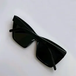 Glänzende schwarze graue Cat-Eye-Sonnenbrille 276 Die Party-Sonnenbrille Damenmode-Sonnenbrille Shades Top-Qualität mit Box262q