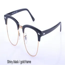 2010 -2019 مصمم العلامة التجارية نادي Eyeglass Master Men Prescription Frame Women Semi Rimless Retroculo de Sol Feminino Retro Clear277f