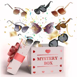 Lucky Mystery Box 100% сюрприз, высококачественные поляризационные солнцезащитные очки для женщин и мужчин UV400, дизайнерская оправа в стиле ретро, рождественские подарки, большинство po258J