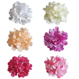 Hydrangea head 50 pieces 6 stems with hydrangea decorate for flower wall fake flowers diy home decor299Y