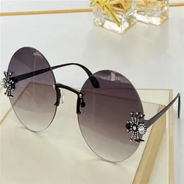 0207S 여성을위한 UV 보호 기능을 갖춘 새로운 패션 선글라스 프레임없이 인기있는 최고 품질이없는 Top with Case Classic S238U