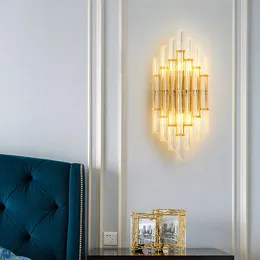 LED Postmodern Crystal Wall Lamp