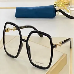 0890 Nya modeögonglasögon för kvinnor Vintage Square Frame Populär toppkvalitet kommer med Case Classic 0890S Optical Glasses3009