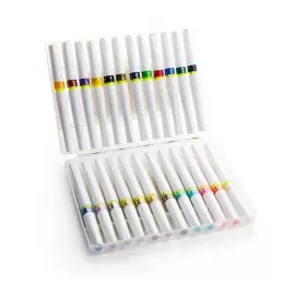 wholesale Superior 12/24 colores Wink of Stella Brush Markers Glitter Brush Sparkle Shine Markers Juego de bolígrafos para dibujar y escribir