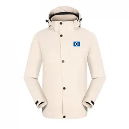 Hamburger SV Herrenjacke, Freizeit-Reisejacke, Outdoor-Bergsteigerjacke, wasserdicht, warm, für Sport, Frühling, Ausflug, Jacke für Damen und Herren