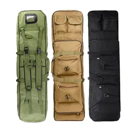 Sacos de coisas Homens 1m 100cm Heavy Duty Nylon Rifle Gun Case Tático Saco Sniper Tiro Carbine Air Coldre Shoulder283M