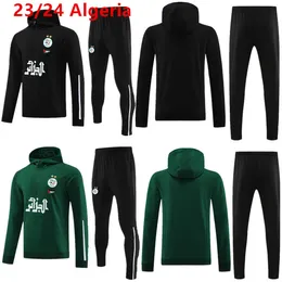 2023/2024 الجزارات ، Mahrez Soccer Jersey Men Kids 23/24 Algerie Bounedjah Survlement Maillot de Foot Feghoul Sportswear Training Suit 10-XXL