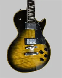 최고의 커스텀 기타, 클래식 모자이크, Grade A Tiger Maple Veneer, 재고, 빠른 배송, 무료 배송 258