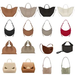 Projektant Cyme Mini Tote Numero Dix Half Moon Paris Saddle Bag worka Beri Tonca pełne ziarno teksturowane skórzane torby na ramię un nano crossbody torebki 23