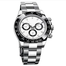 Reloj de pulsera Master Men's Sports 2813 Movimiento de cadena automático Cristal de zafiro Cuenta de cerámica Caja de acero inoxidable Hebilla plegable269e