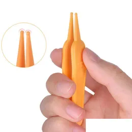 Nasal Aspirators Abs Plastic Nose Navel Cleaning Baby Safety Care Round Head Clamp Infant Tweezers Cleaner Clip Clean 1Pcs Drop Delive Dh5Fc