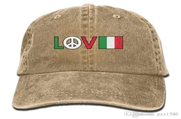 pzx Baseball Cap for Men and Women Peace Symbol Italian Flag Men039s Cotton Adjustable Jeans Cap Hat Multicolor optional4082626