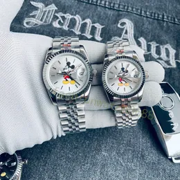 Relógios de alta qualidade Mens Watch Designer Clone Mecânico Automático 31 36 41mm Luxo AAA Relógio de Aço Inoxidável Não Fading Craft Mens e Womens Watchs