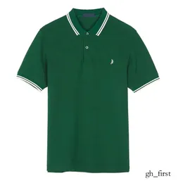 Herrpolos Fred Perry Shirt Mens Basic Polo Shirt Designer Shirt Business Polo Luxury Five Night at Freddys Short Sleeved Top Size S/M/L/XL/XXL 35