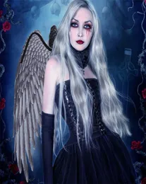 Cadılar Bayramı 3d Angel Wings Mardi Gras Tema Partisi Cosplay Wings Çocuklar İçin Yetişkin Büyük Büyük Siyah Kanatlar Şeytan Costume5627727