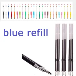 تعبئة 50pcslot Blue reflized pen beaded ballpoint chribs diy beadable bead -pen dell -pen pen ballpoint pen action 231211