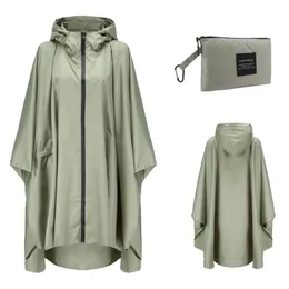 Regenponcho-Jackenmantel mit Kapuze für Erwachsene mit Taschen, wasserdichte Regenausrüstung, bedruckte Regenmäntel, passend zur Aufbewahrungstasche in Übergröße XXL Li235w