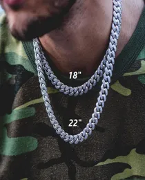 20 „24” 28 ”2018 Factory Factory Micro Pave CZ Cuban Link Sieć Miami Long Chain Luxury Boy Men Men Jewelry Hip Hop Naszyjnik 4218851