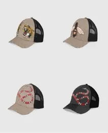 202SS Classic Designer Ball Cap High Quality Snake Tiger Wasp Letters Men039S Baseball Cap Fashion Women039S HAT7505973