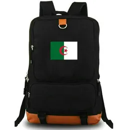 Cezayir Backpack Country Flag Daypack DZA Okul Çantası Ulusal Banner Packsack Baskı Sırp Çekme Çalonu Okul Çantası Dizüstü Day Pack
