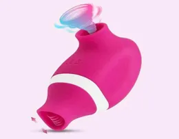 NXY Vibratoren Saugen Lecken 2 in 1 Klitorisvibrator für Frauen Paar Klitorissauger Zungenstimulator Oral Blowjob Nippel Massage2544380